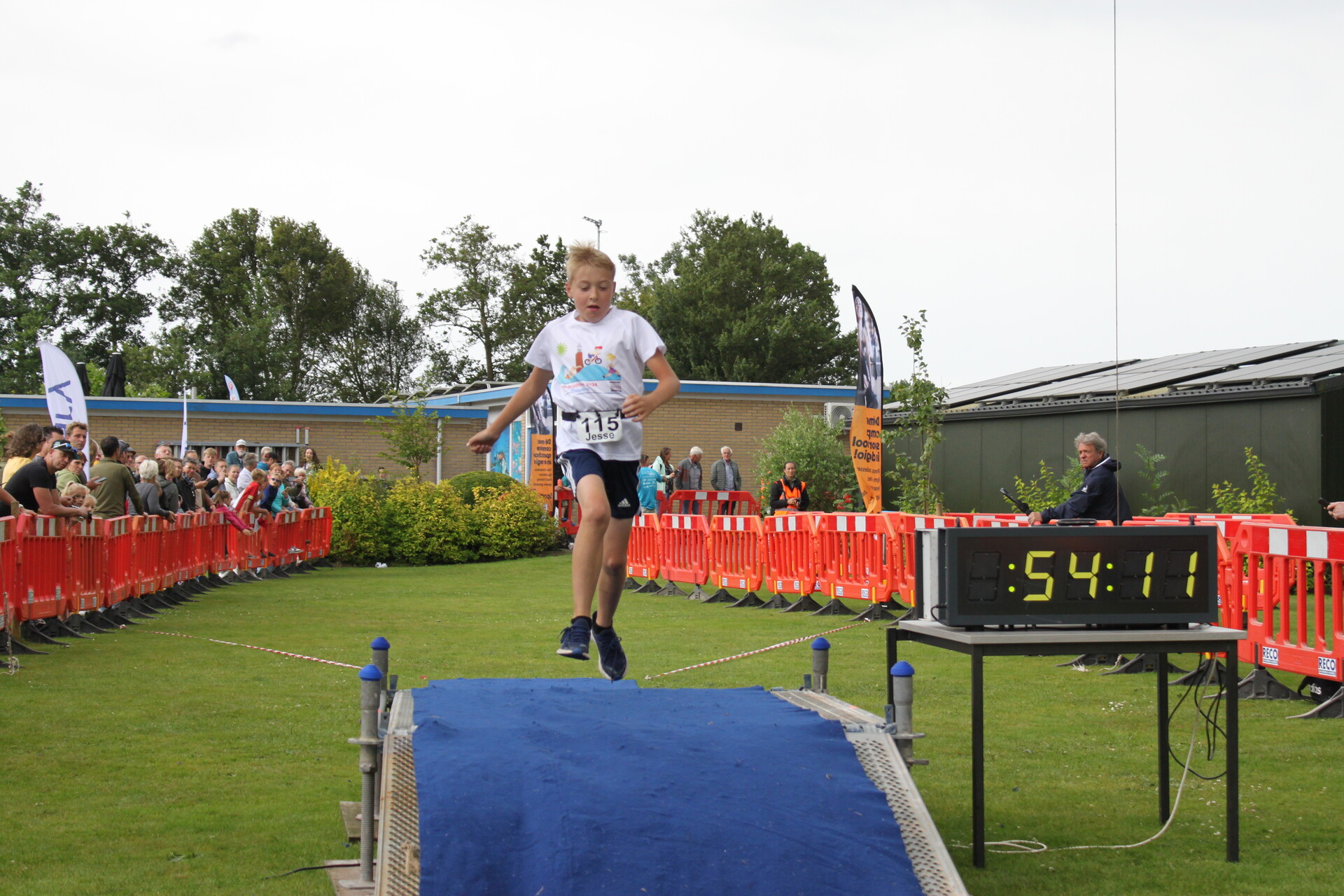 Finish foto van Jesse van der Vaart