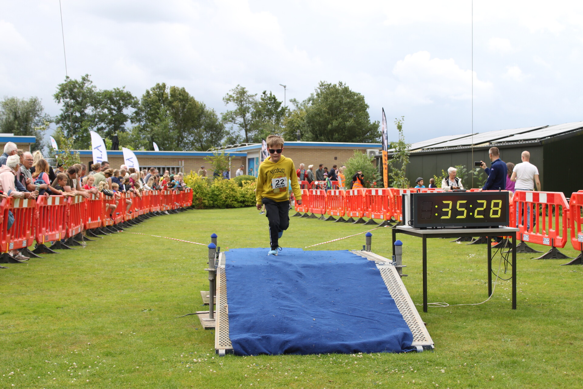 Finish foto van Oscar Beekman