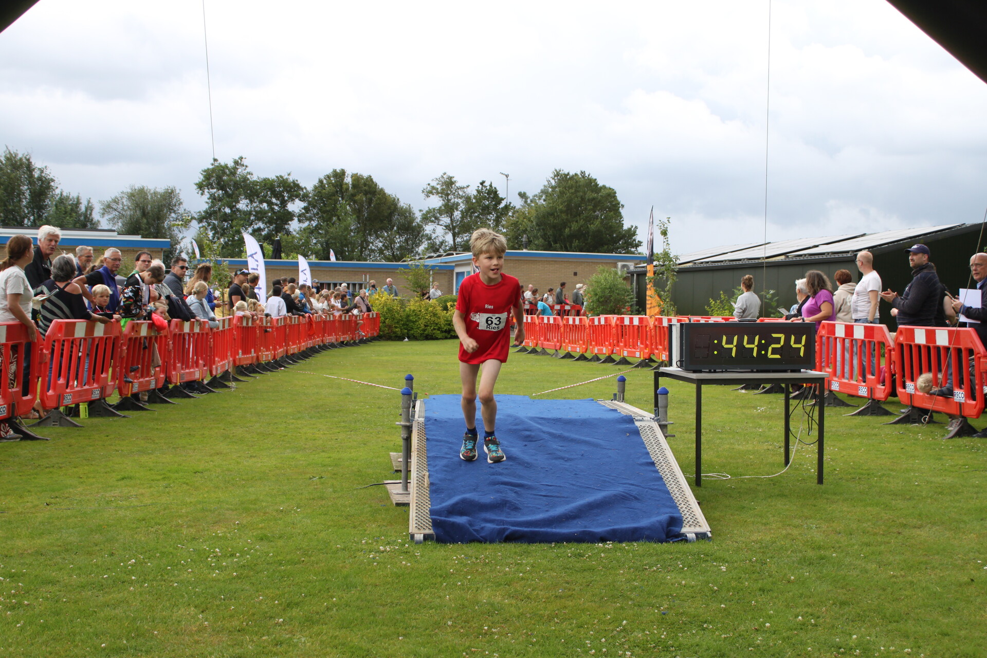 Finish foto van Ries van der Vegt